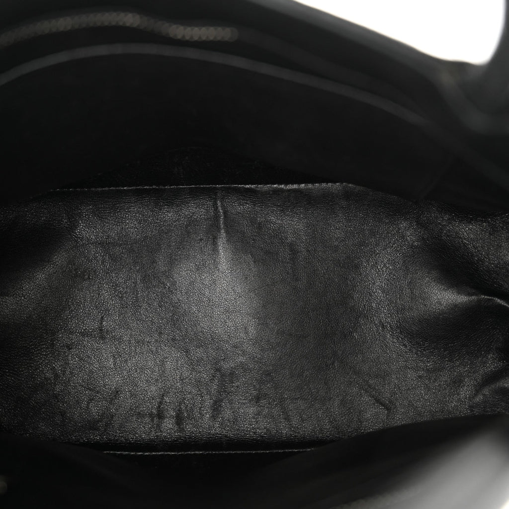 Caviar Quilted Medallion Tote Black