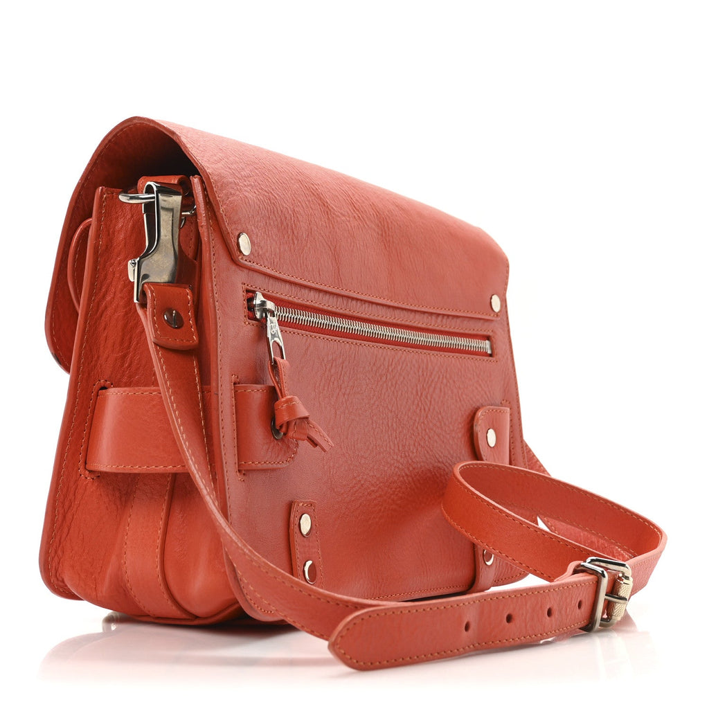 Calfskin Mini PS11 Classic Shoulder Bag Tangerine