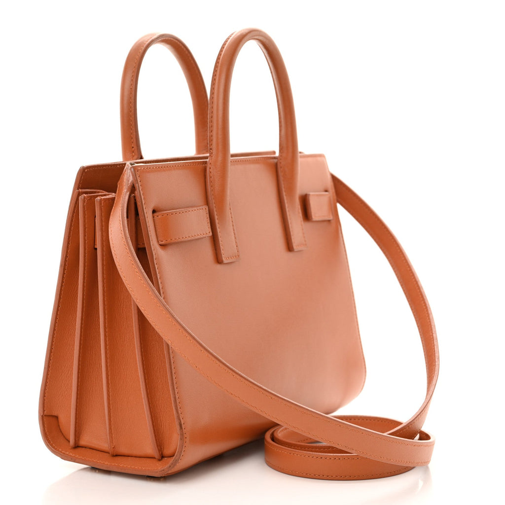Calfskin Nano Sac De Jour Orange