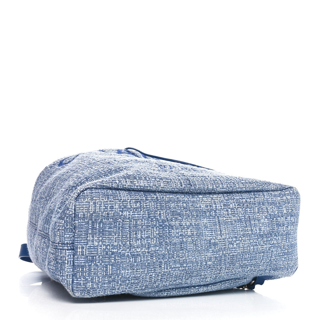 Canvas Large Deauville Backpack Blue