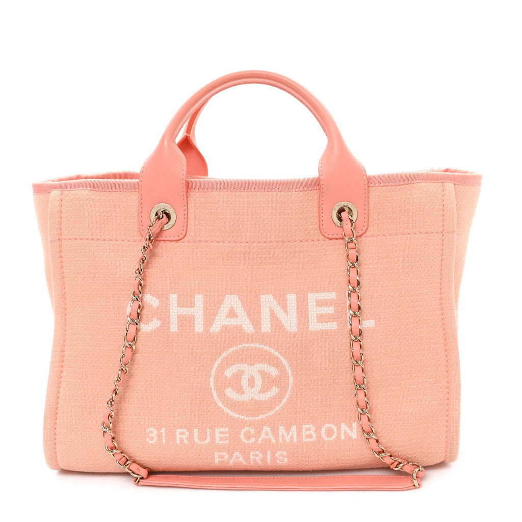 Mixed Fibers Small Deauville Tote Light Orange