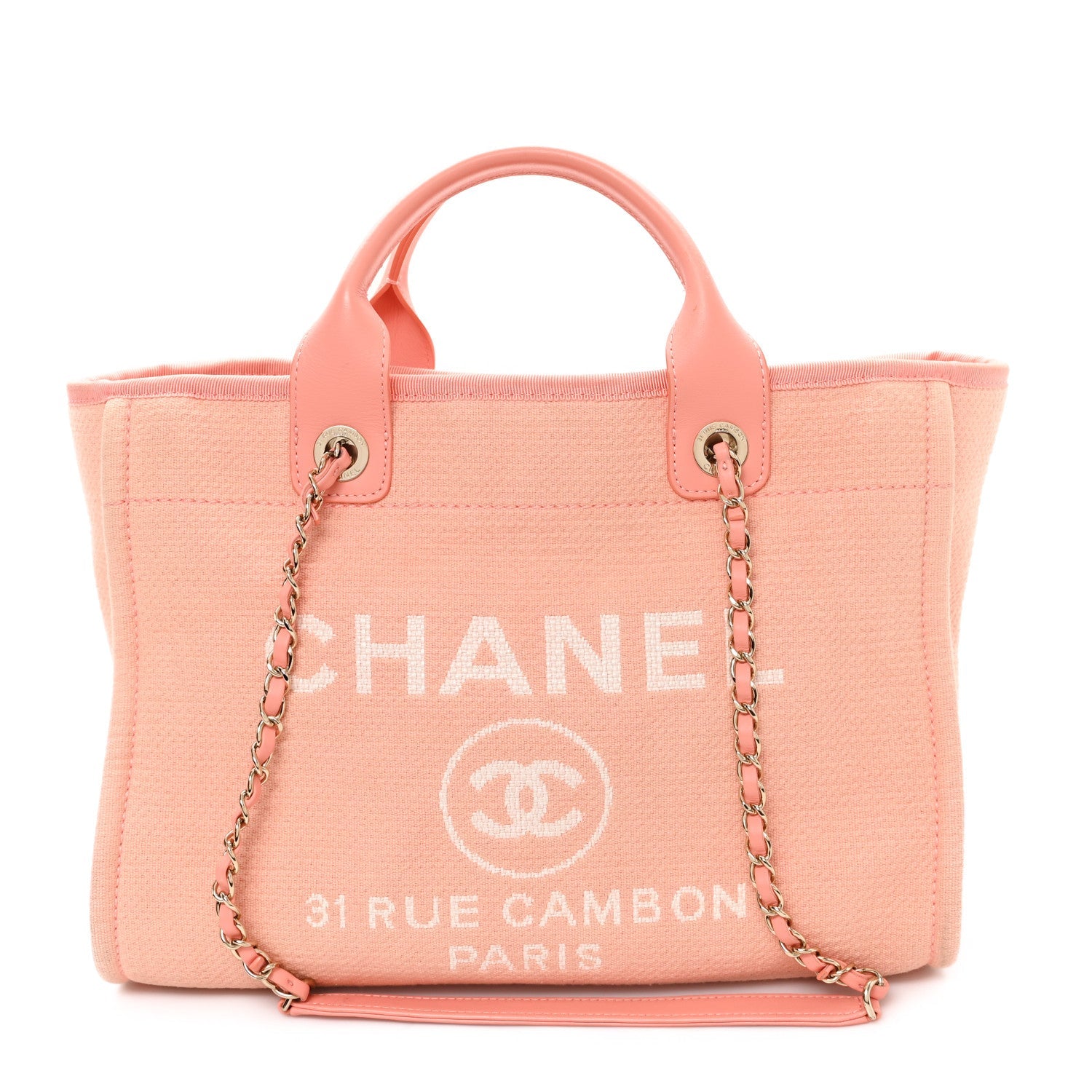 Mixed Fibers Small Deauville Tote Light Orange