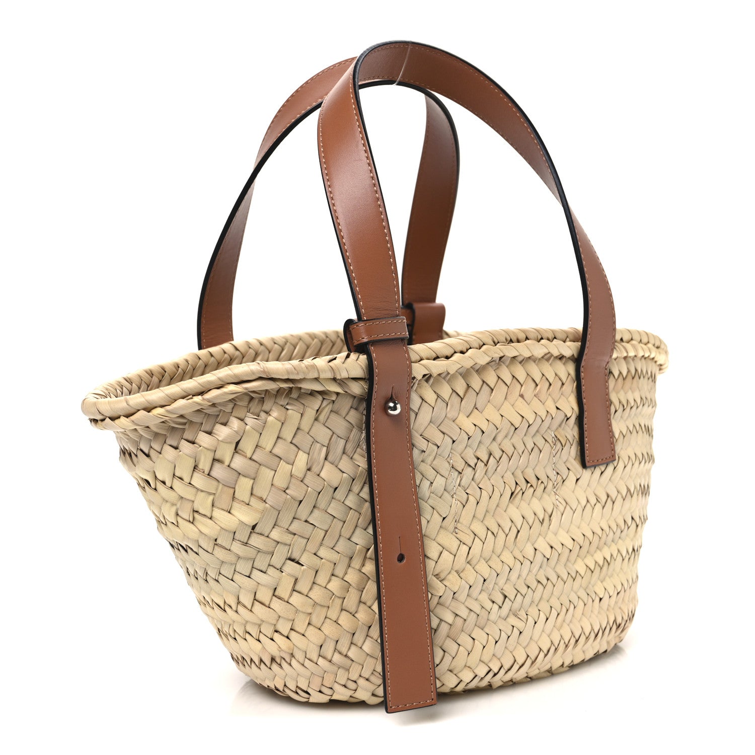 X MY NEIGHBOR TOTORO Raffia Small Dust Bunnies Basket Tote Bag Black Tan