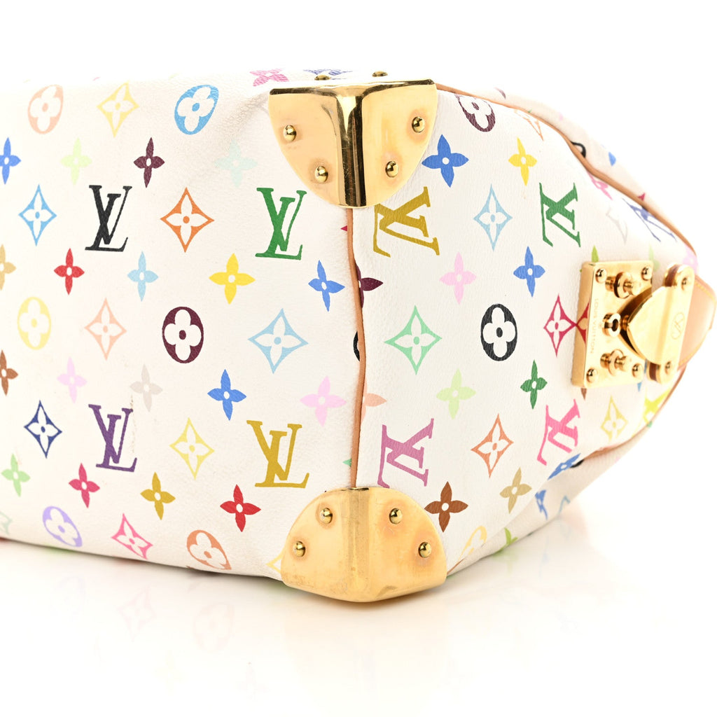 Monogram Multicolor Speedy 30 White
