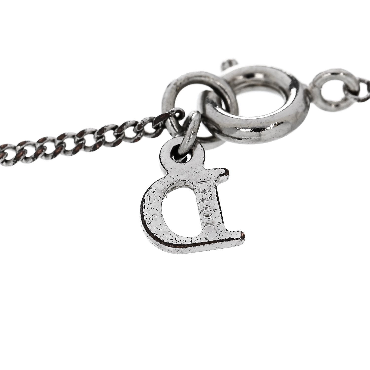 Metal Logo Bracelet Silver