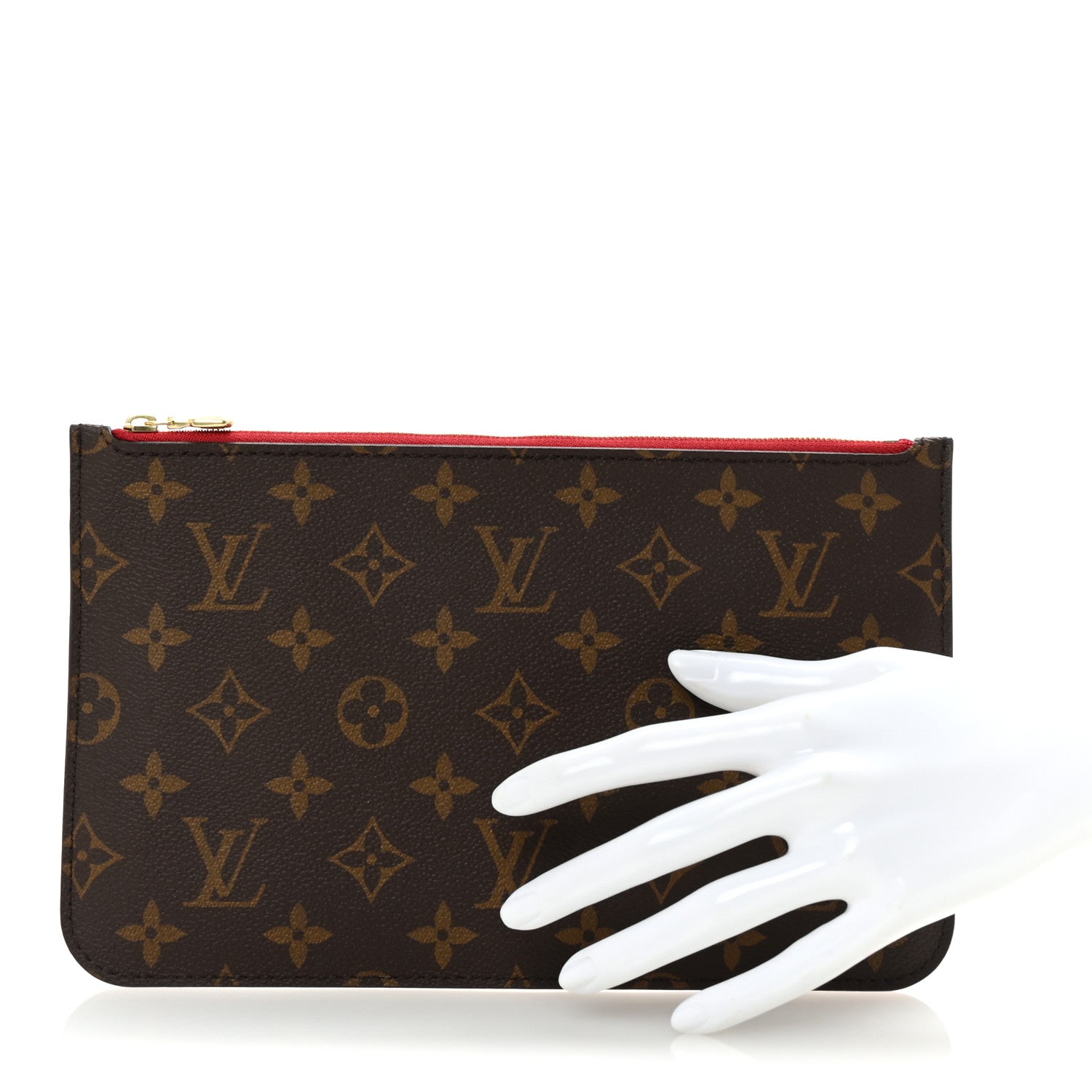 Monogram Neverfull MM GM Pochette Cherry