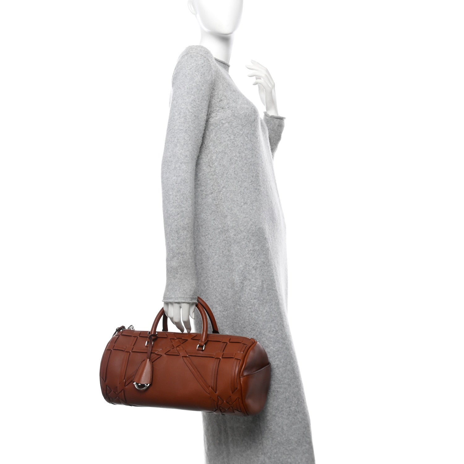 Calfskin Connect Duffle Brown