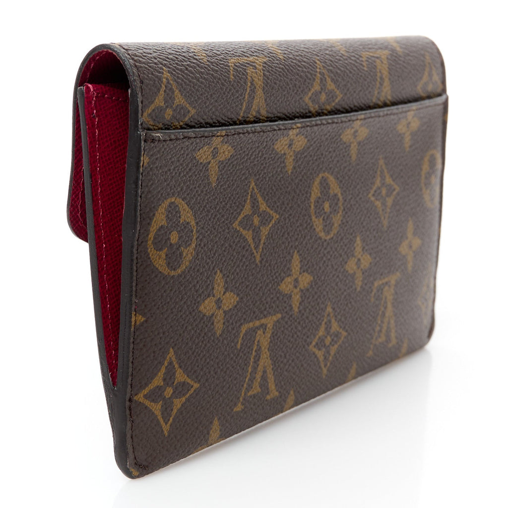 Monogram Jeanne Wallet Fuchsia