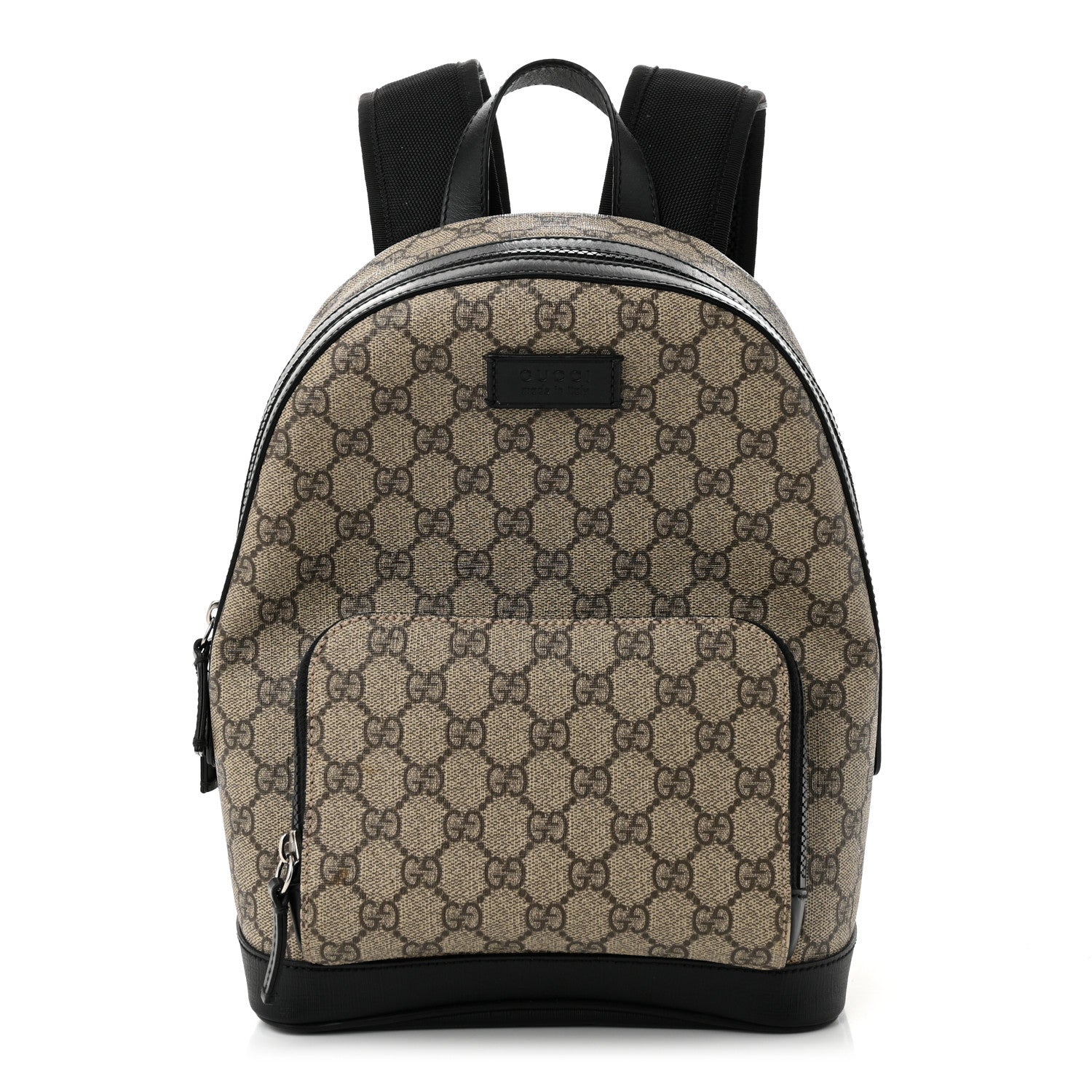 GG Supreme Monogram Small Eden Day Backpack Black