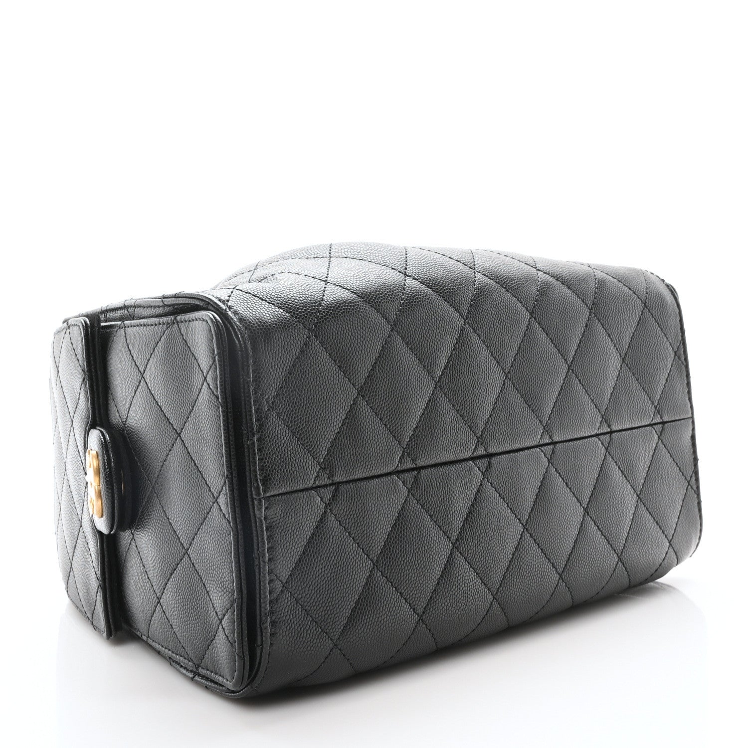 Caviar Quilted Small Chanel 25 Handbag Black