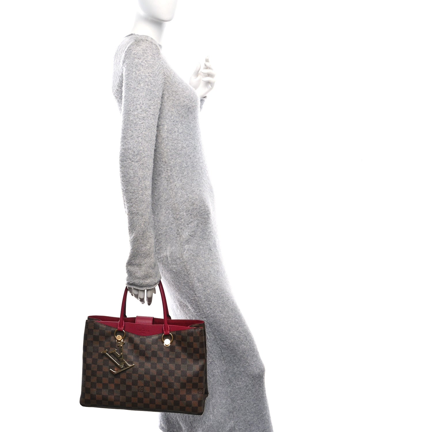 Damier Ebene LV Riverside Lie De Vin