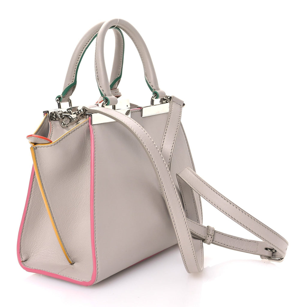 Vitello Dolce Mini 3Jours Tote Grigio Polvere