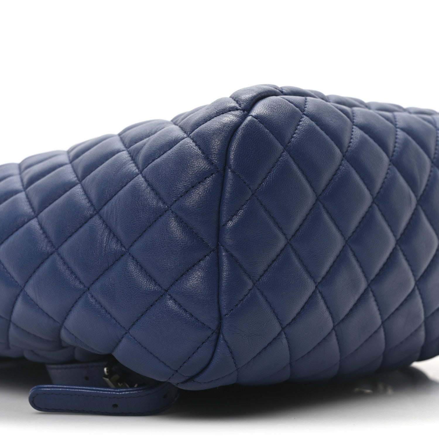 Lambskin Quilted Large Urban Spirit Backpack Blue