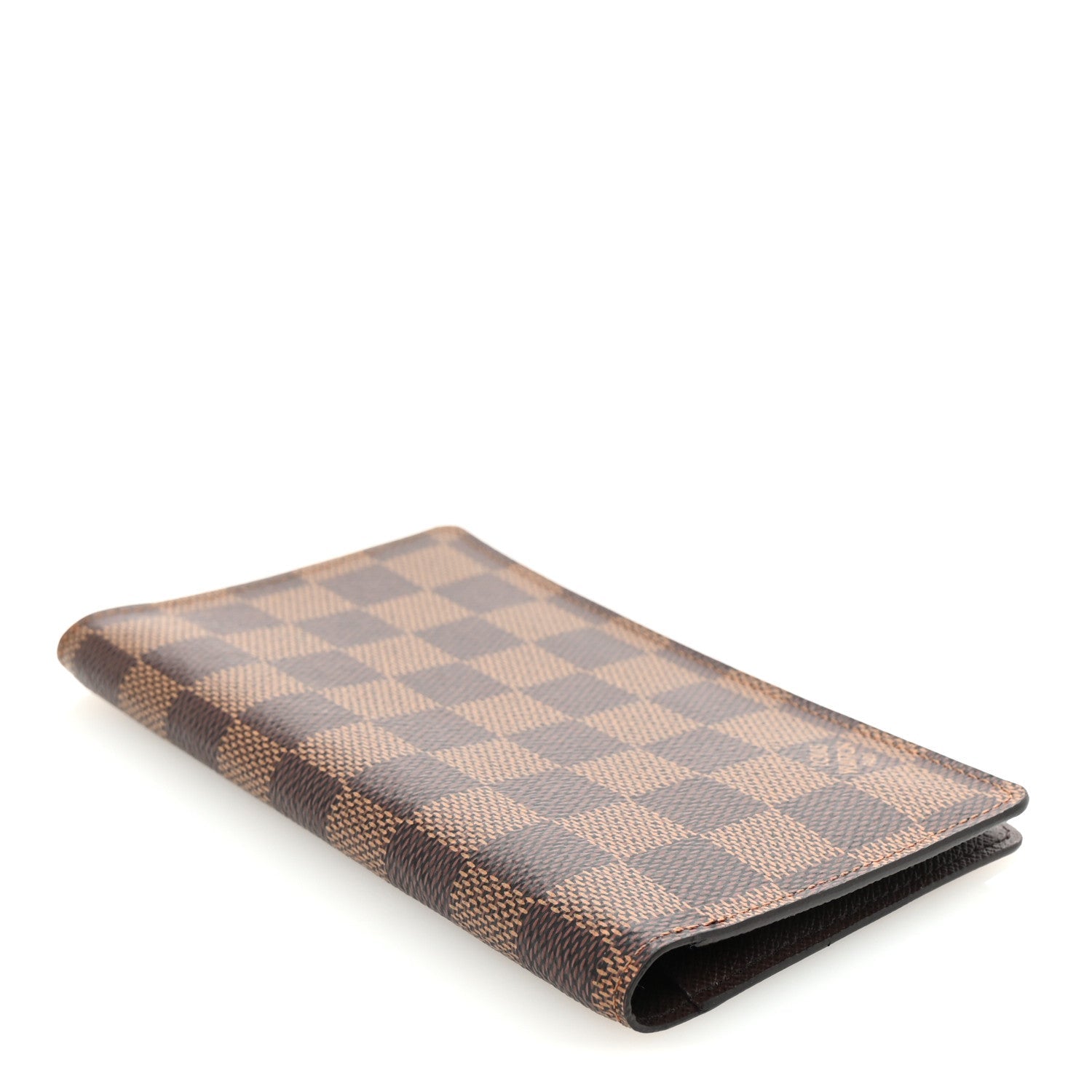 Damier Ebene Checkbook Cover Wallet