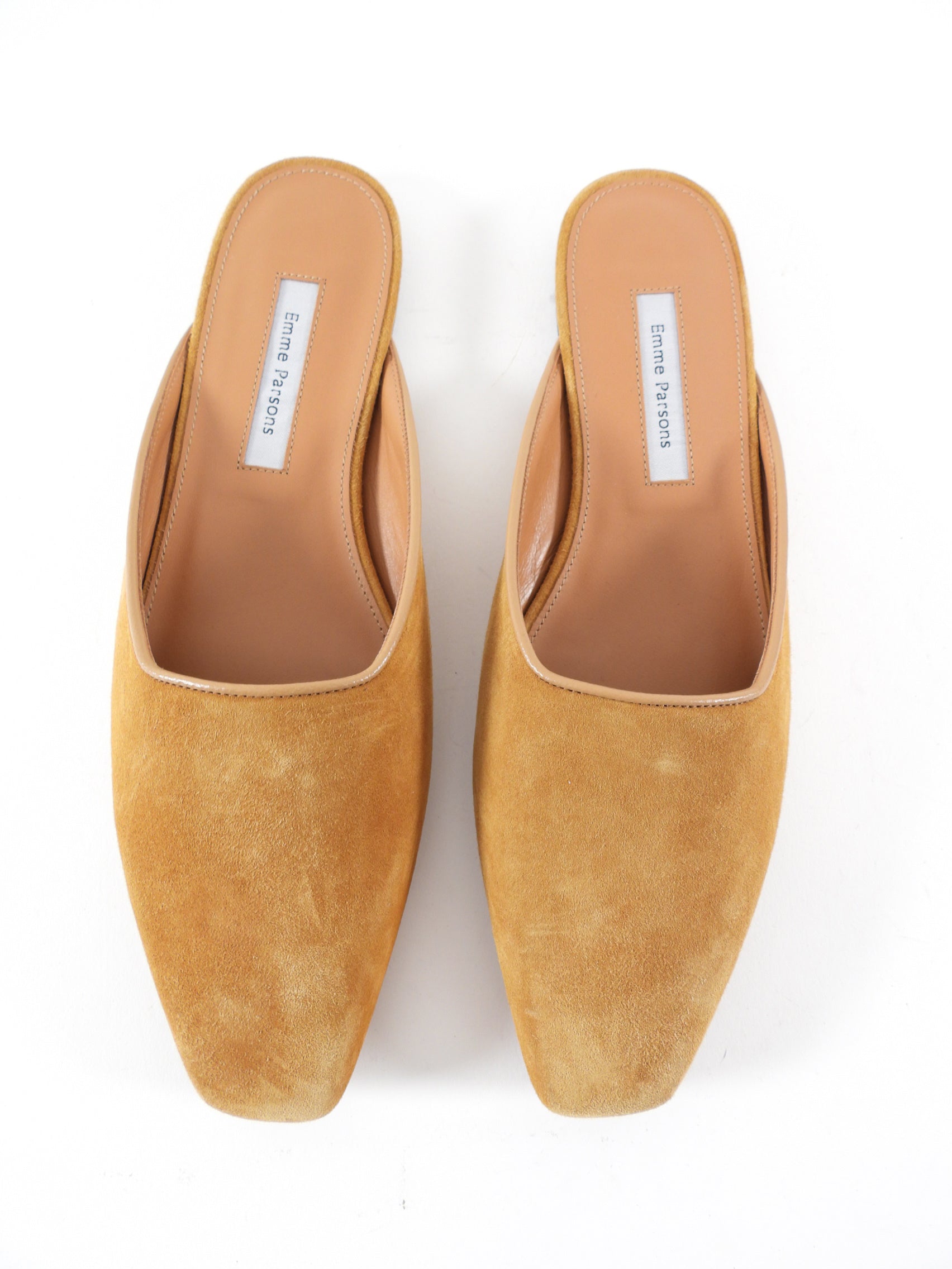 Emme Parsons Tan Suede Flat Mule - 37