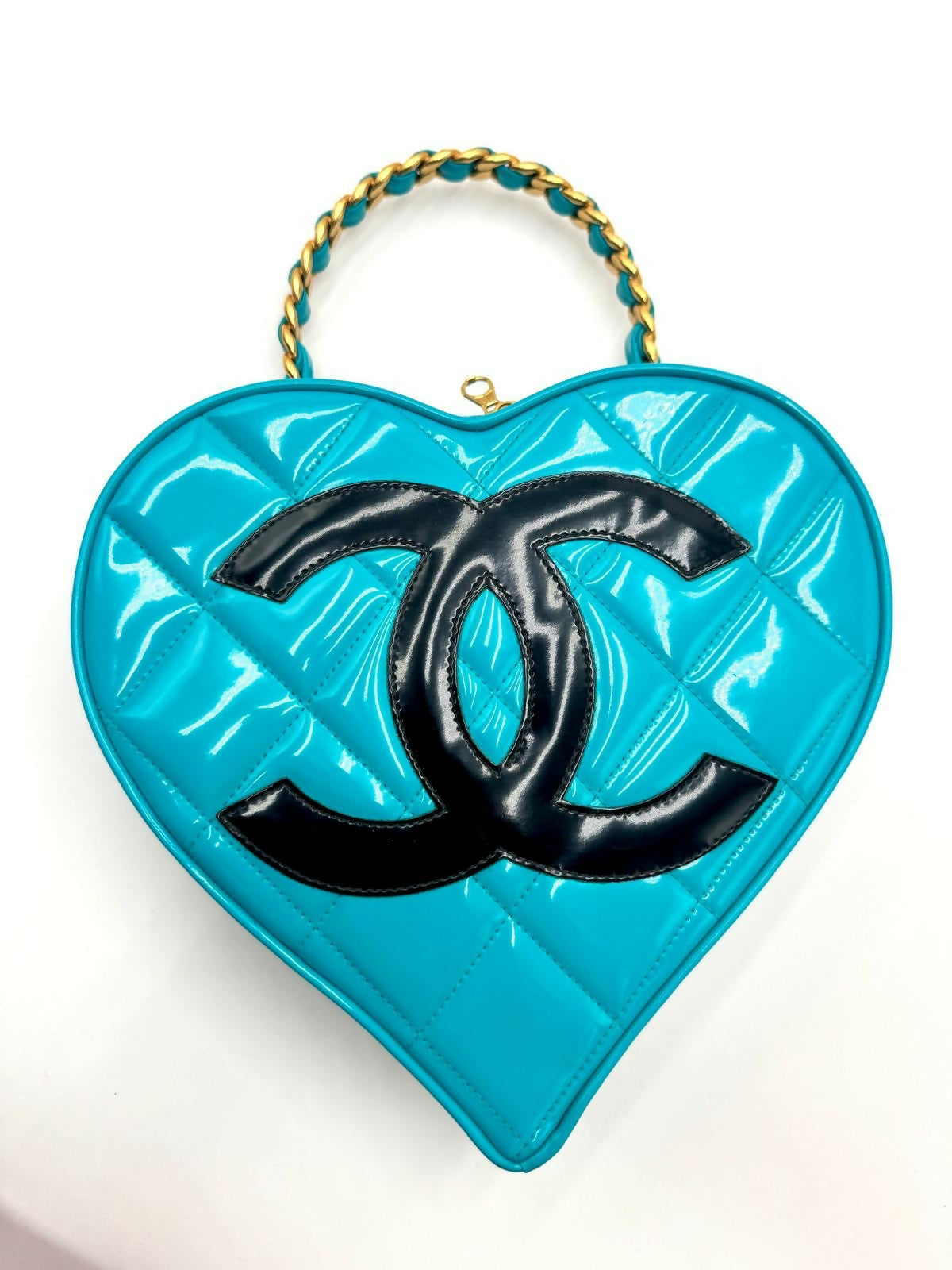 Chanel Vintage1995 Barbie Heart Vanity Bag