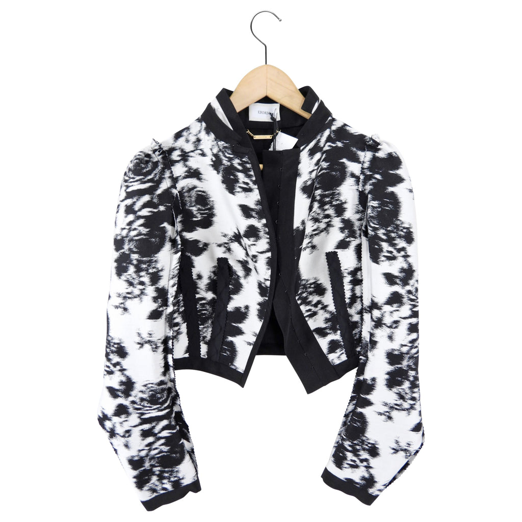 Erdem Spring 2019 Runway Brice Crop Victorian Style Jacket - S