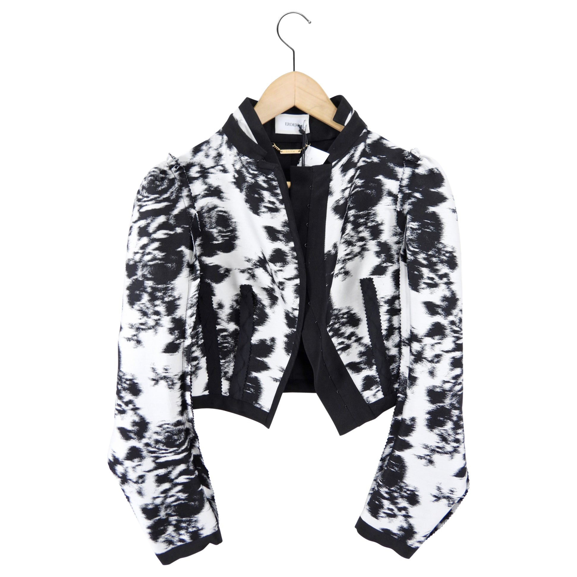 Erdem Spring 2019 Runway Brice Crop Victorian Style Jacket - S