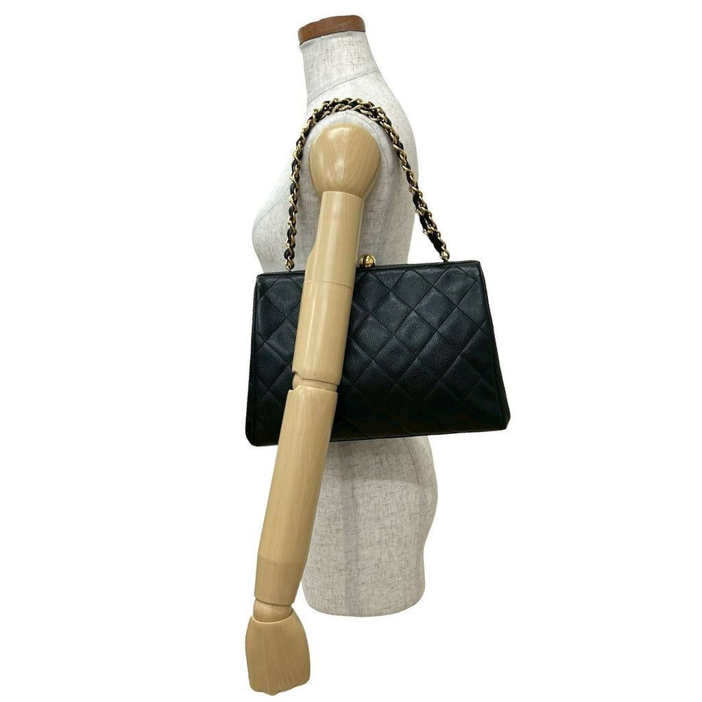 Chanel Matelassé Matte Caviar Skin Shoulder Bag
