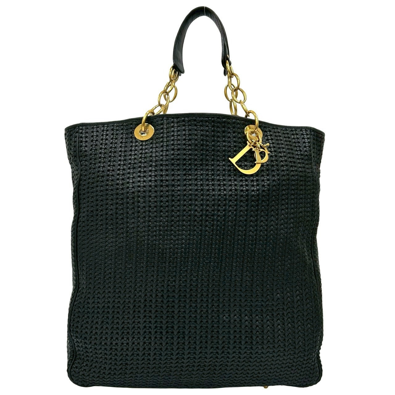 Christian Dior Leather Tote Bag