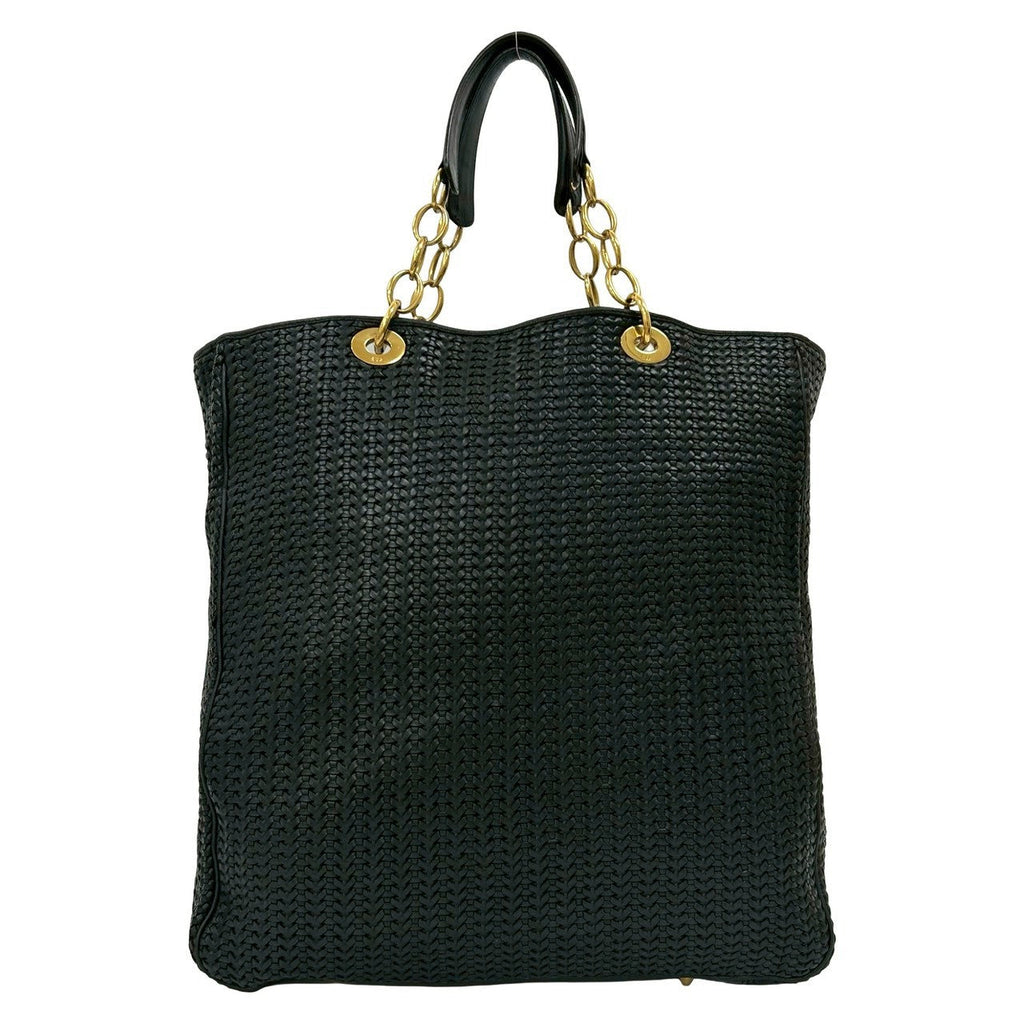 Christian Dior Leather Tote Bag