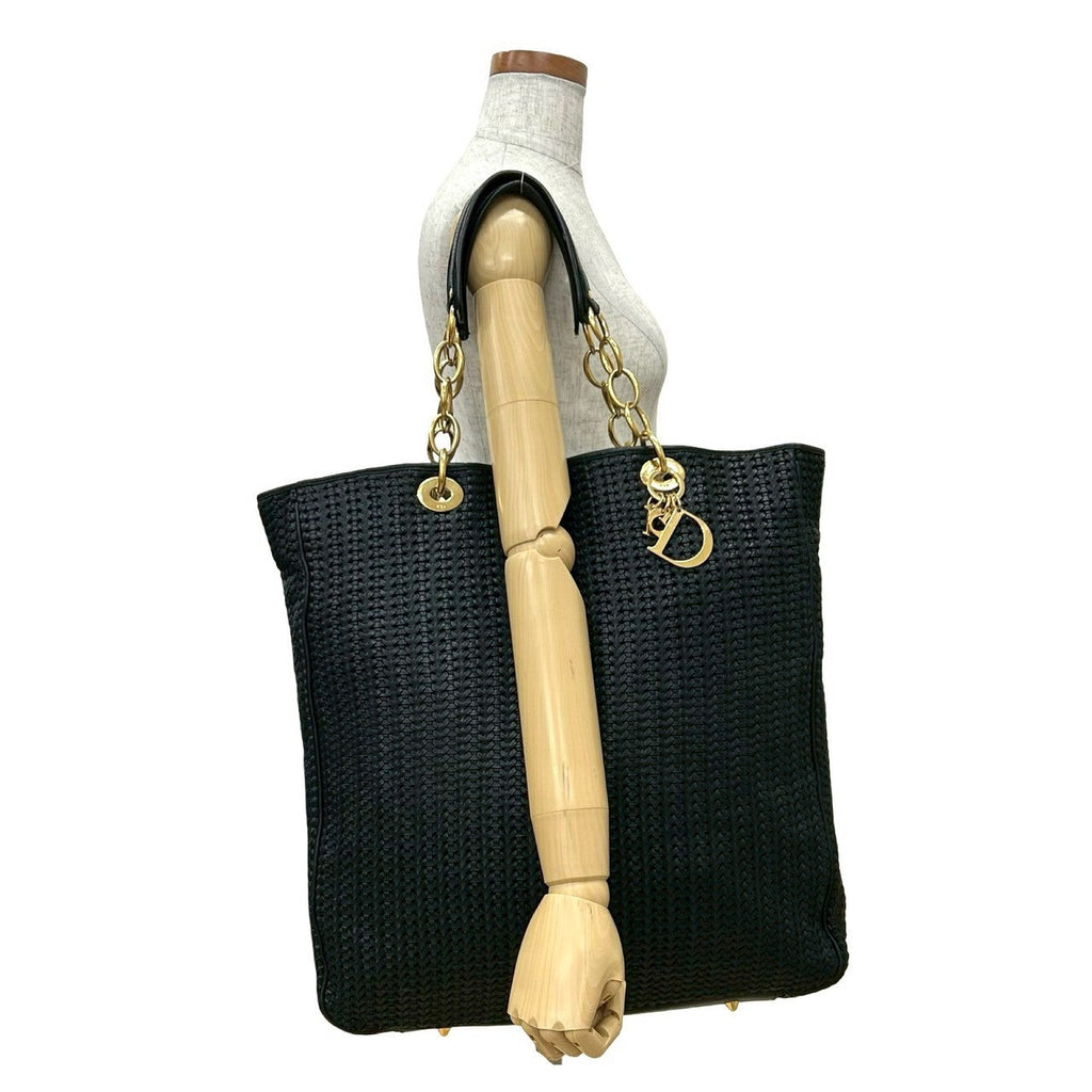 Christian Dior Leather Tote Bag