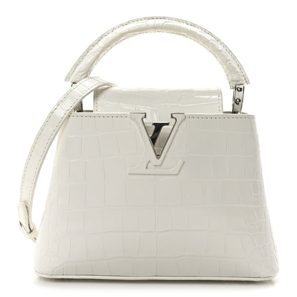 Crocodile Mini Capucines  White