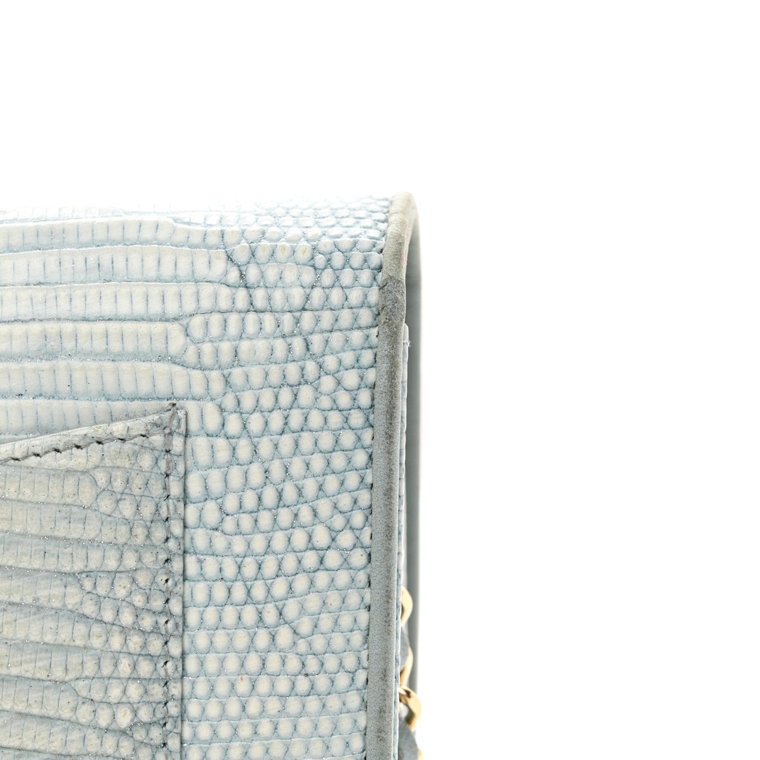 Lizard Wallet on Chain WOC Light Grey