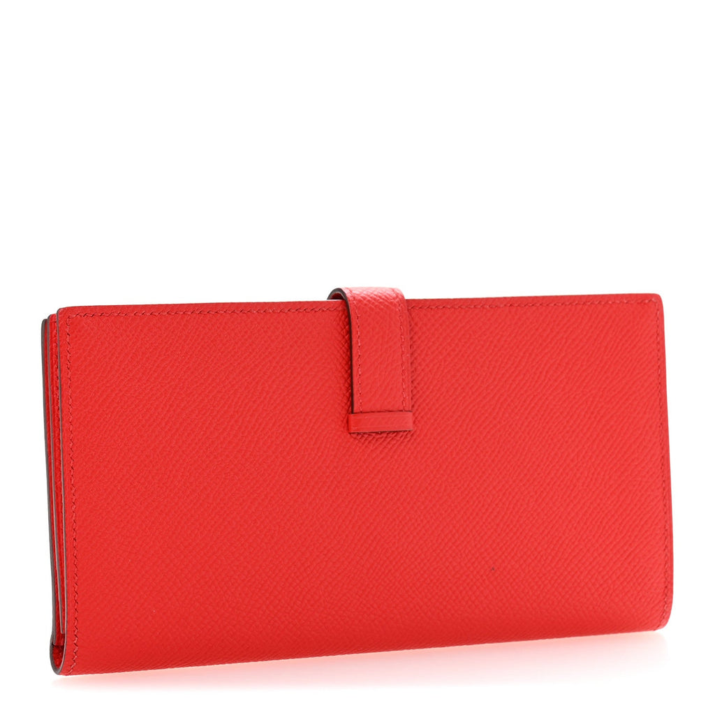 Epsom Bearn Gusset Wallet Rouge Casaque