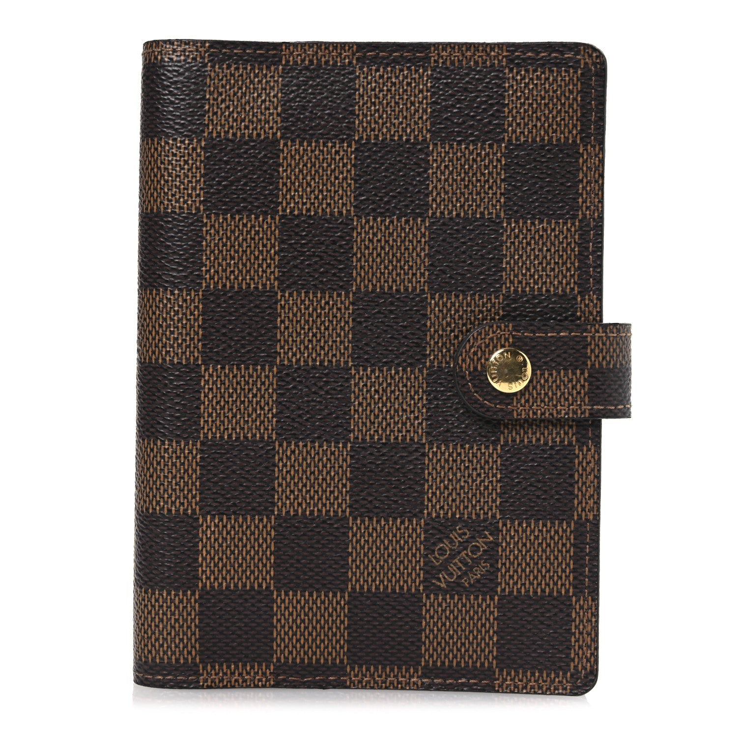 Damier Ebene Small Ring Agenda Cover