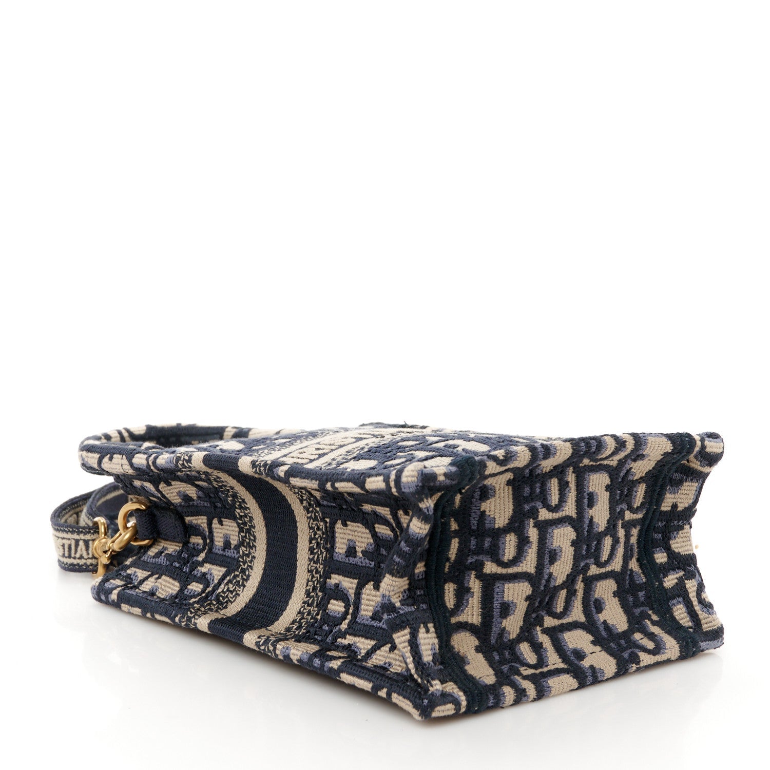 Oblique Mini Book Tote Phone Bag Blue