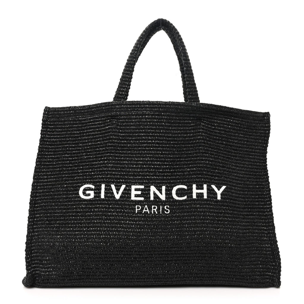 Raffia Large G Tote Black