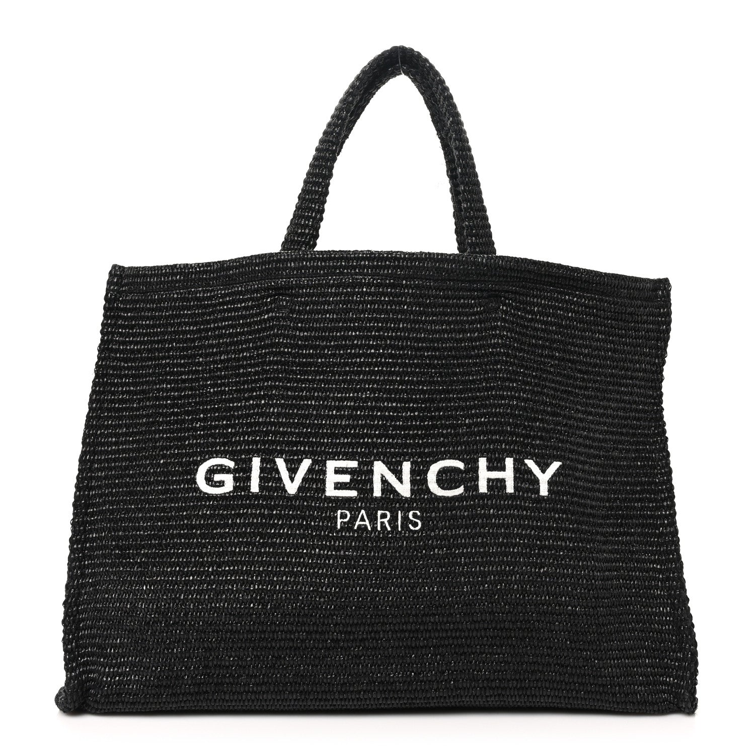 Raffia Large G Tote Black