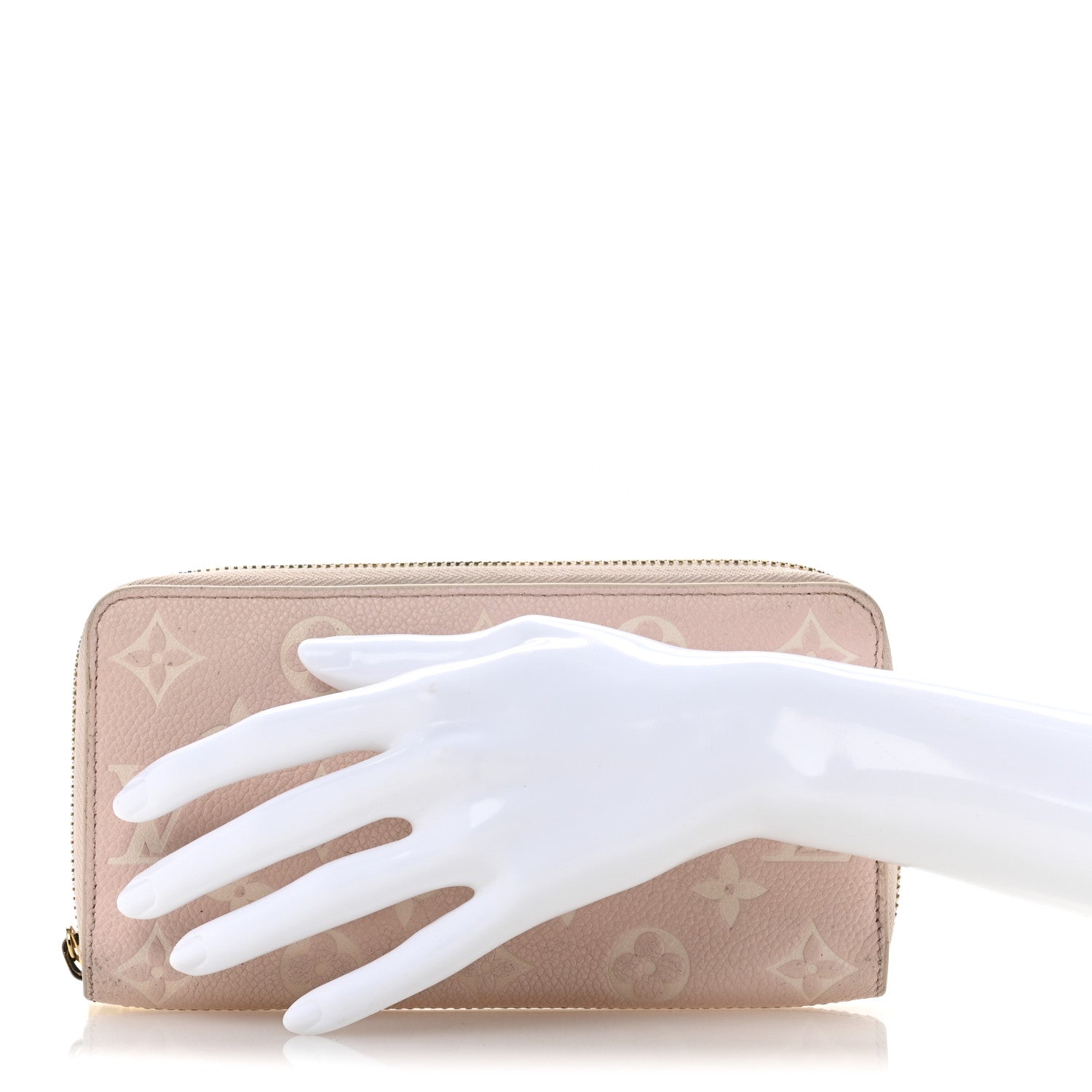 Empreinte Monogram Spring in the City Zippy Wallet Pink Beige Yellow