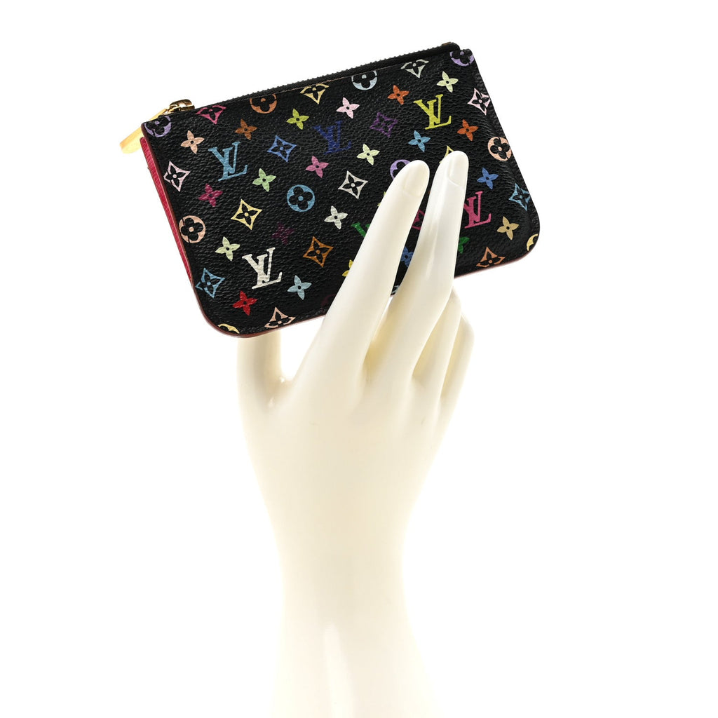 Monogram Multicolor Key Pouch Black Grenade