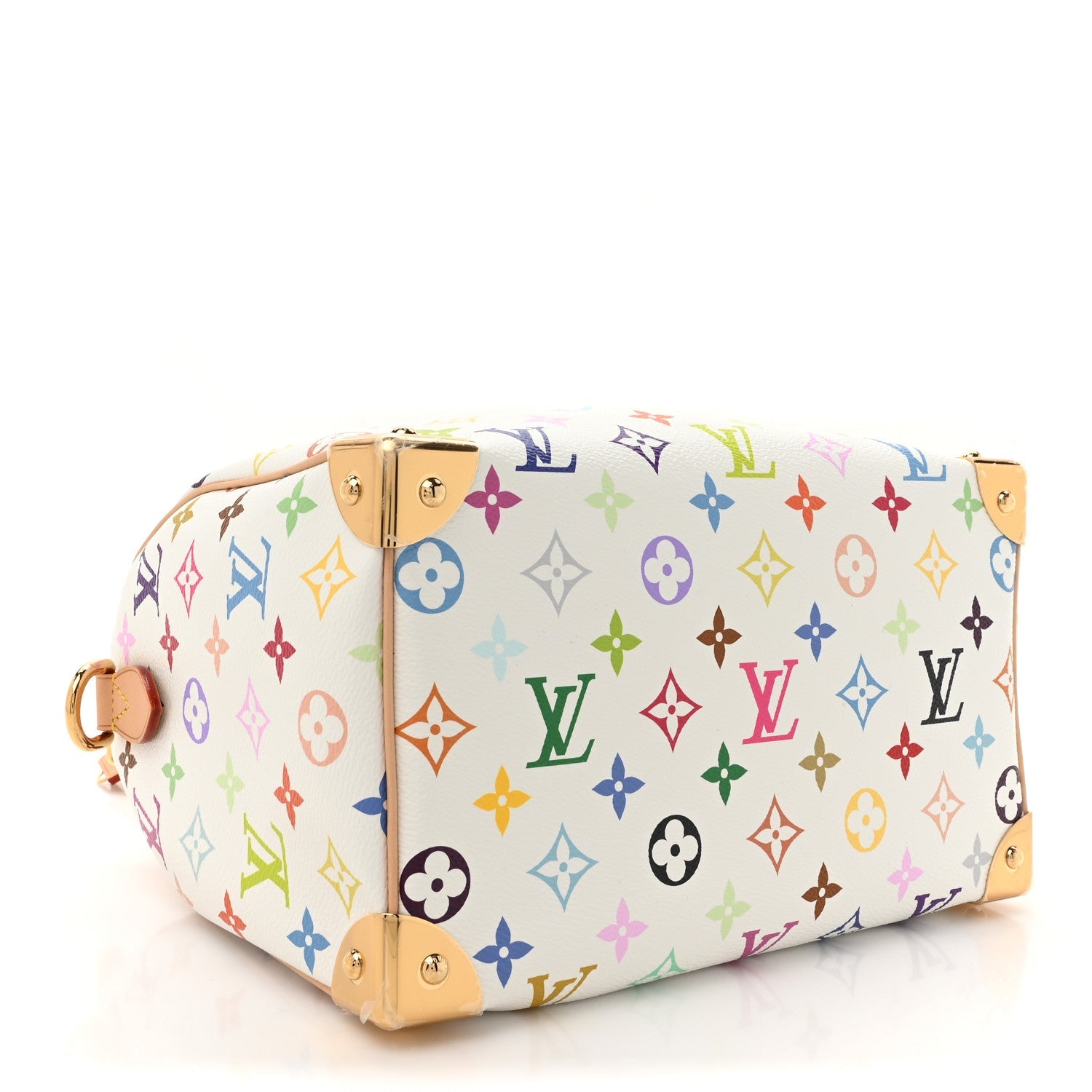 LV X TM Monogram Multicolor Speedy Bandouliere 25 White