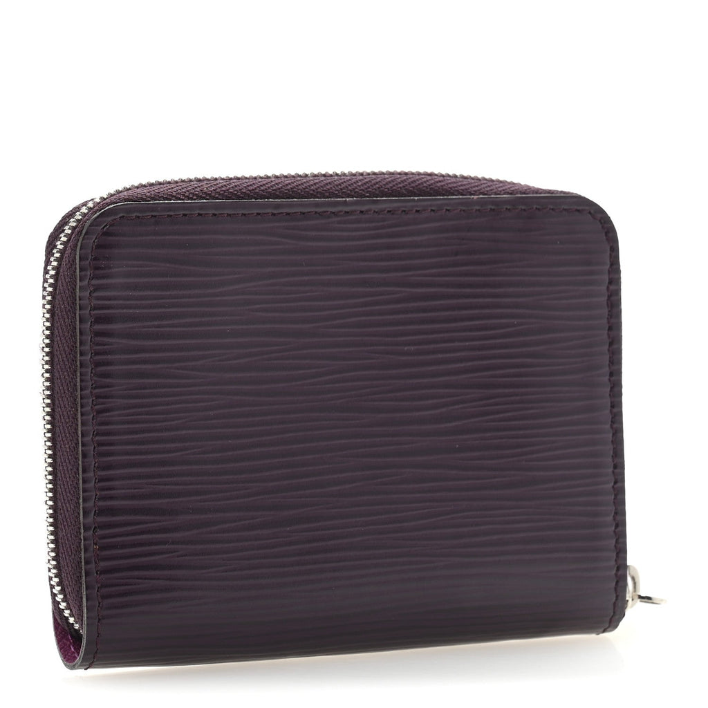 Epi Zippy Coin Purse Cassis