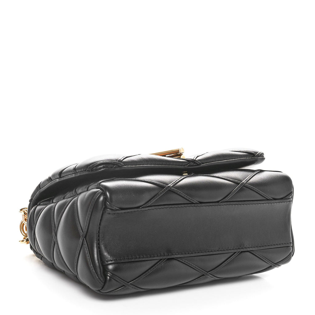Lambskin Malletage Top Handle GO-14 MM Black