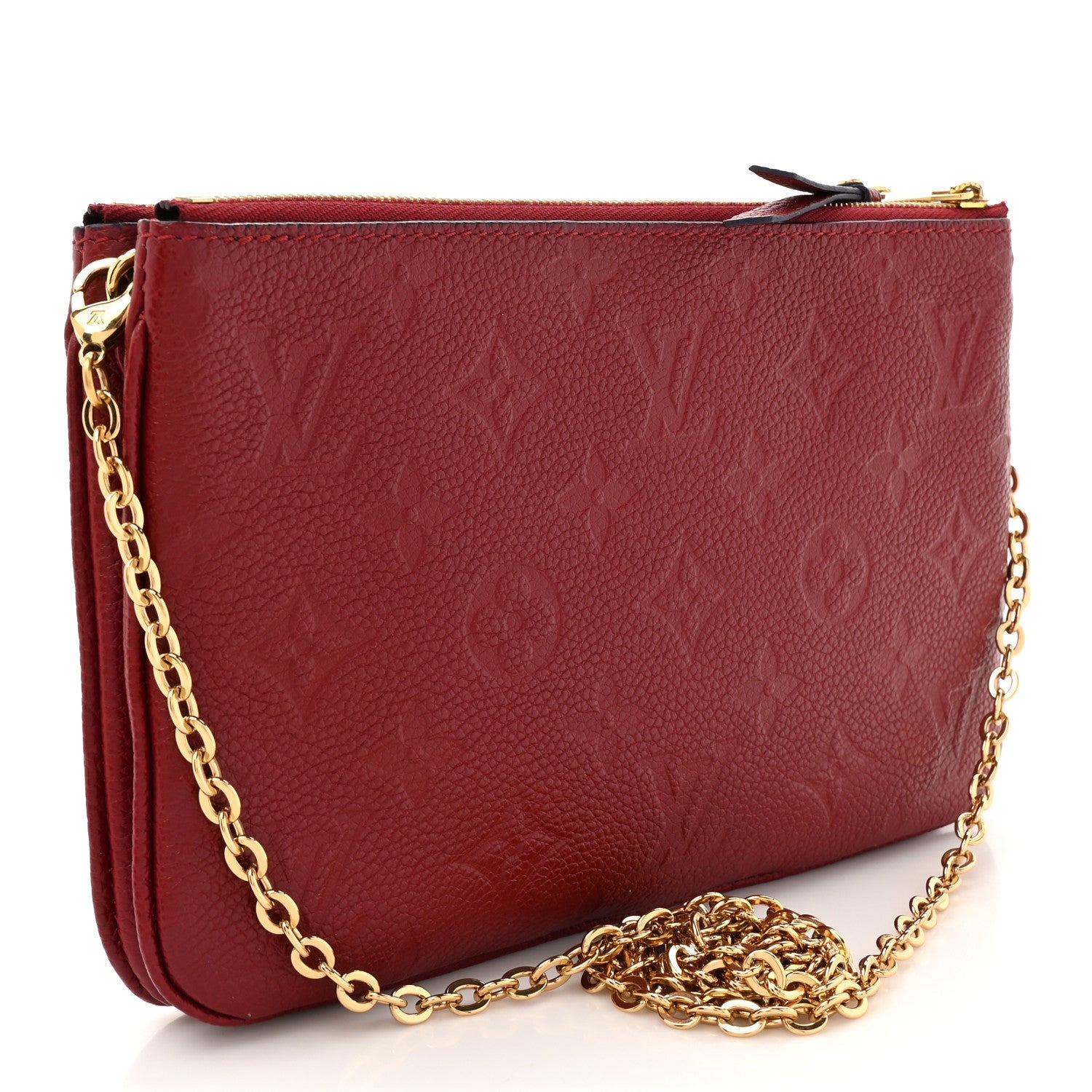 Empreinte Double Zip Pochette Cherry Berry