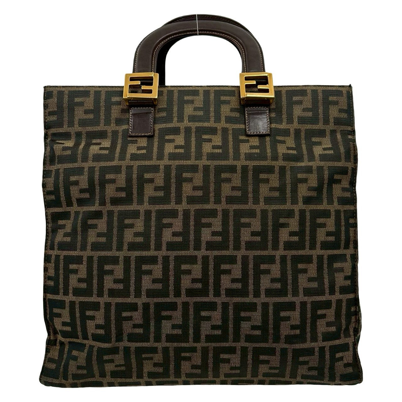 Fendi Zucca Canvas Handbag