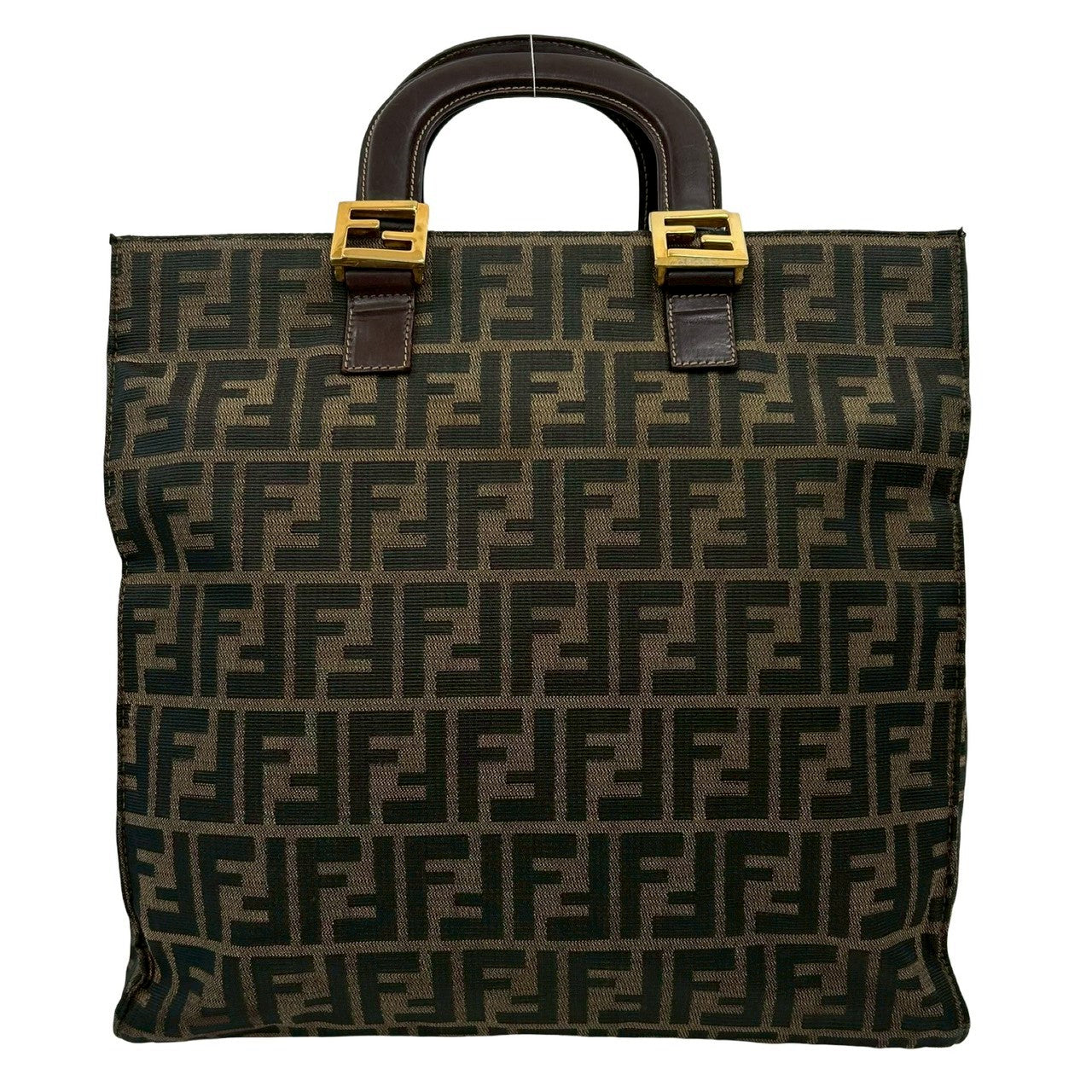Fendi Zucca Canvas Handbag