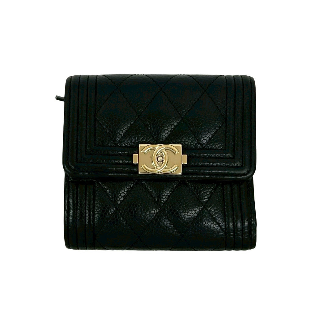 Chanel Matelassé Caviar Skin Wallet