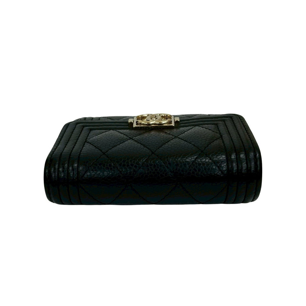 Chanel Matelassé Caviar Skin Wallet