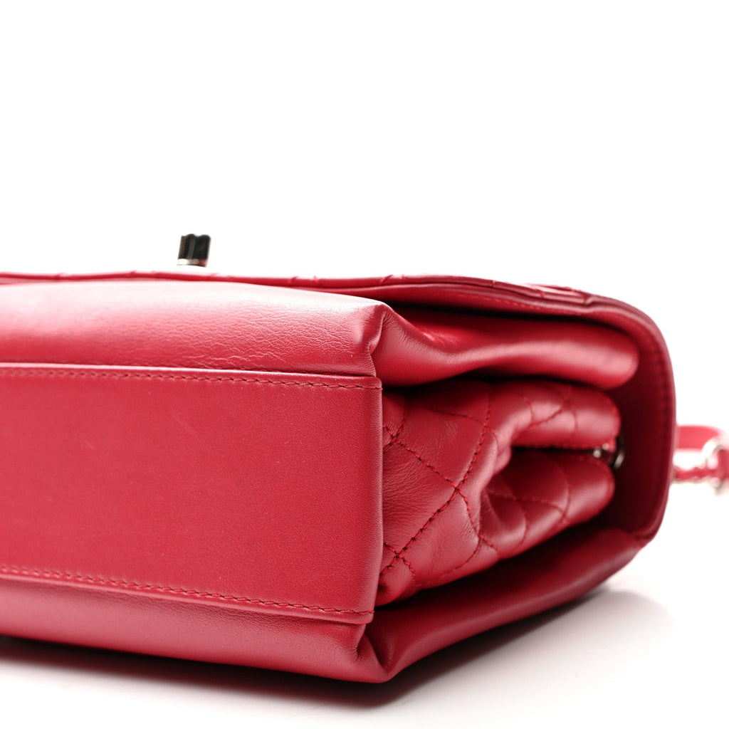 Calfskin Mini Tramezzo Flap Red