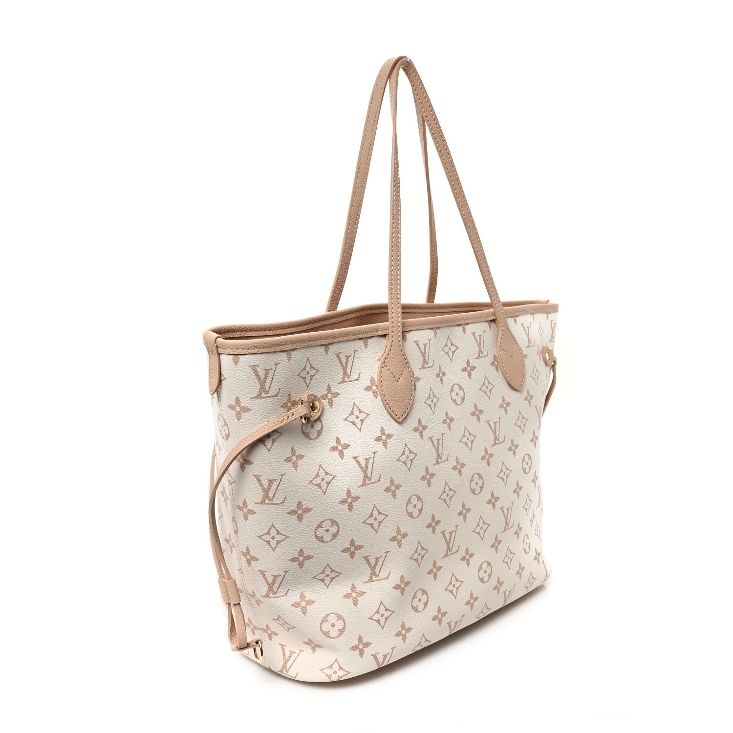 Monogram Inside Out Reversible Neverfull MM Dune Hazelnut