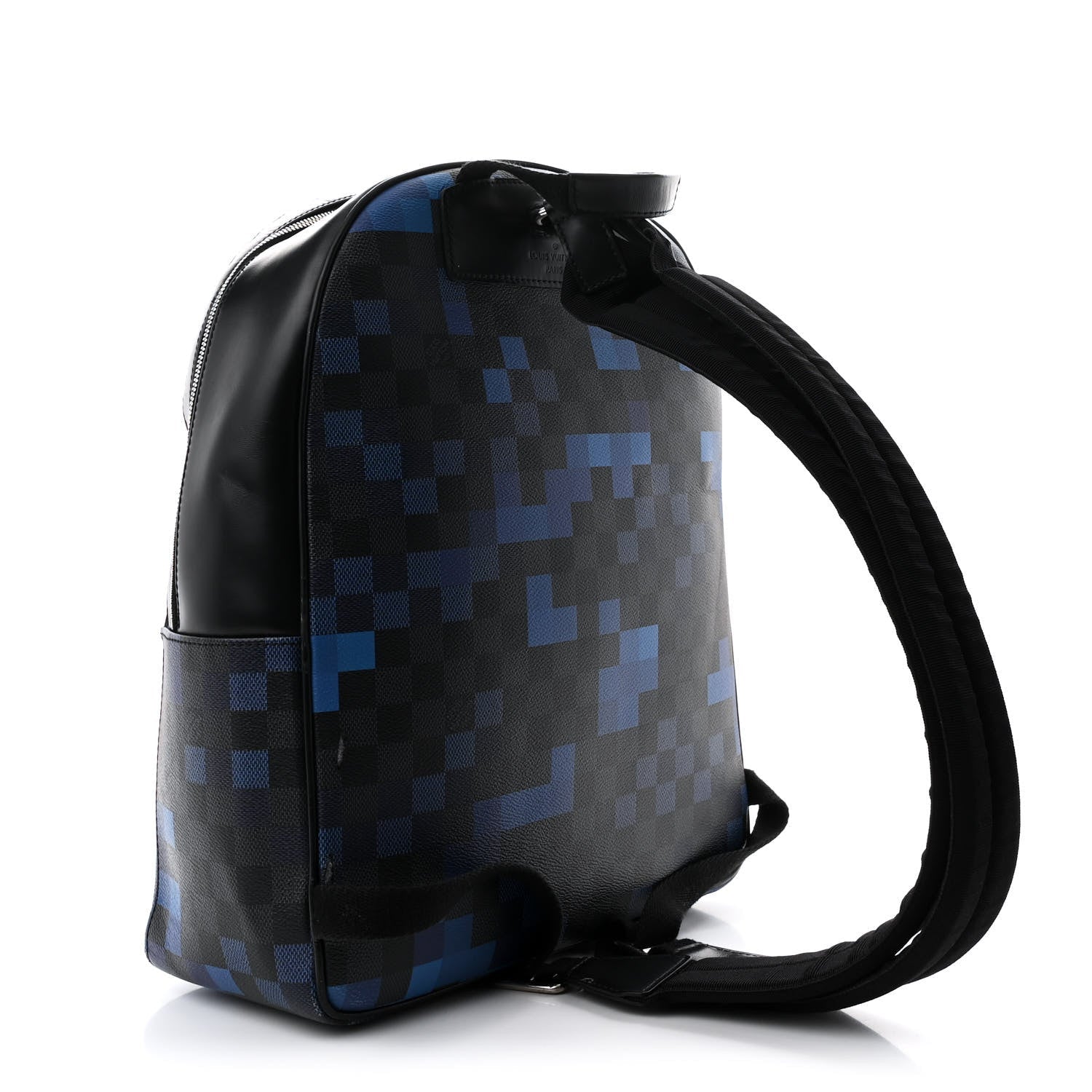 Damier Graphite Pixel Josh Backpack Blue