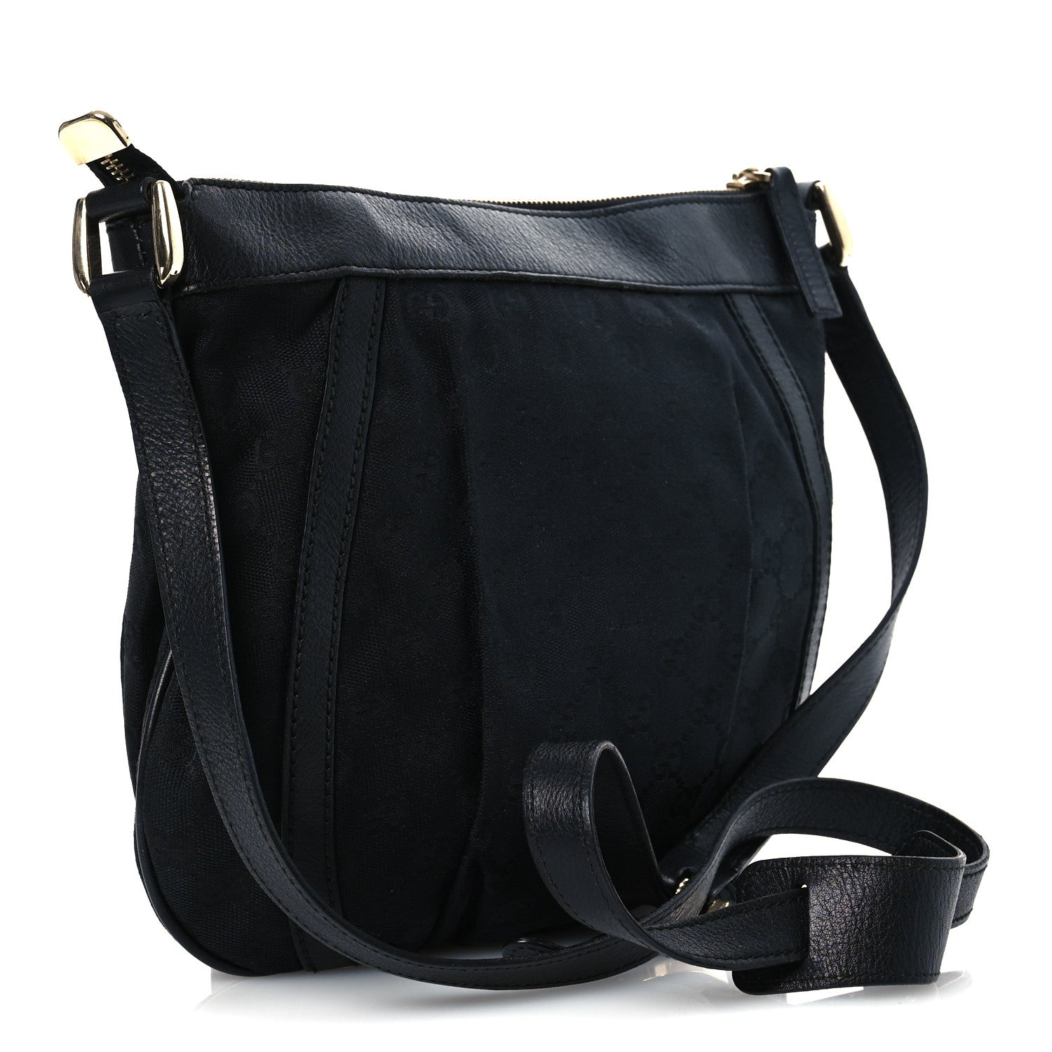 Monogram Small D Gold Ring Messenger Black