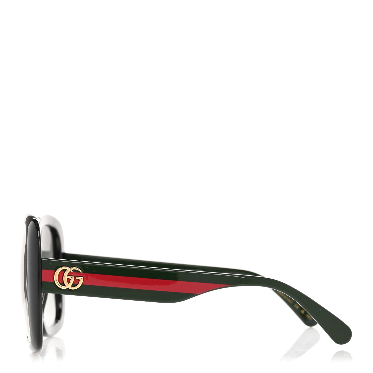 Acetate Square GG Web Sunglasses GG0713S Black