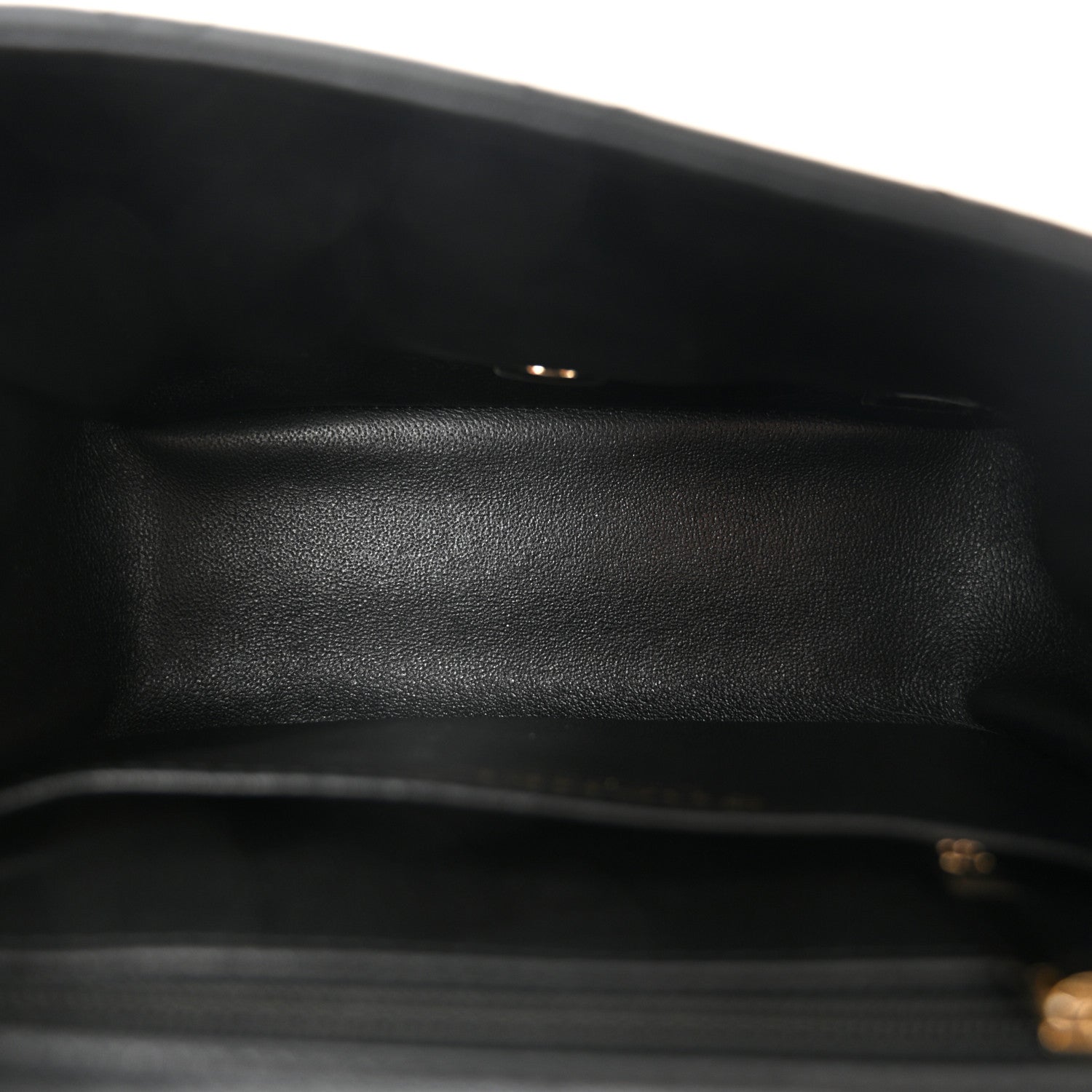 Lambskin Quilted Mini Square Flap Black