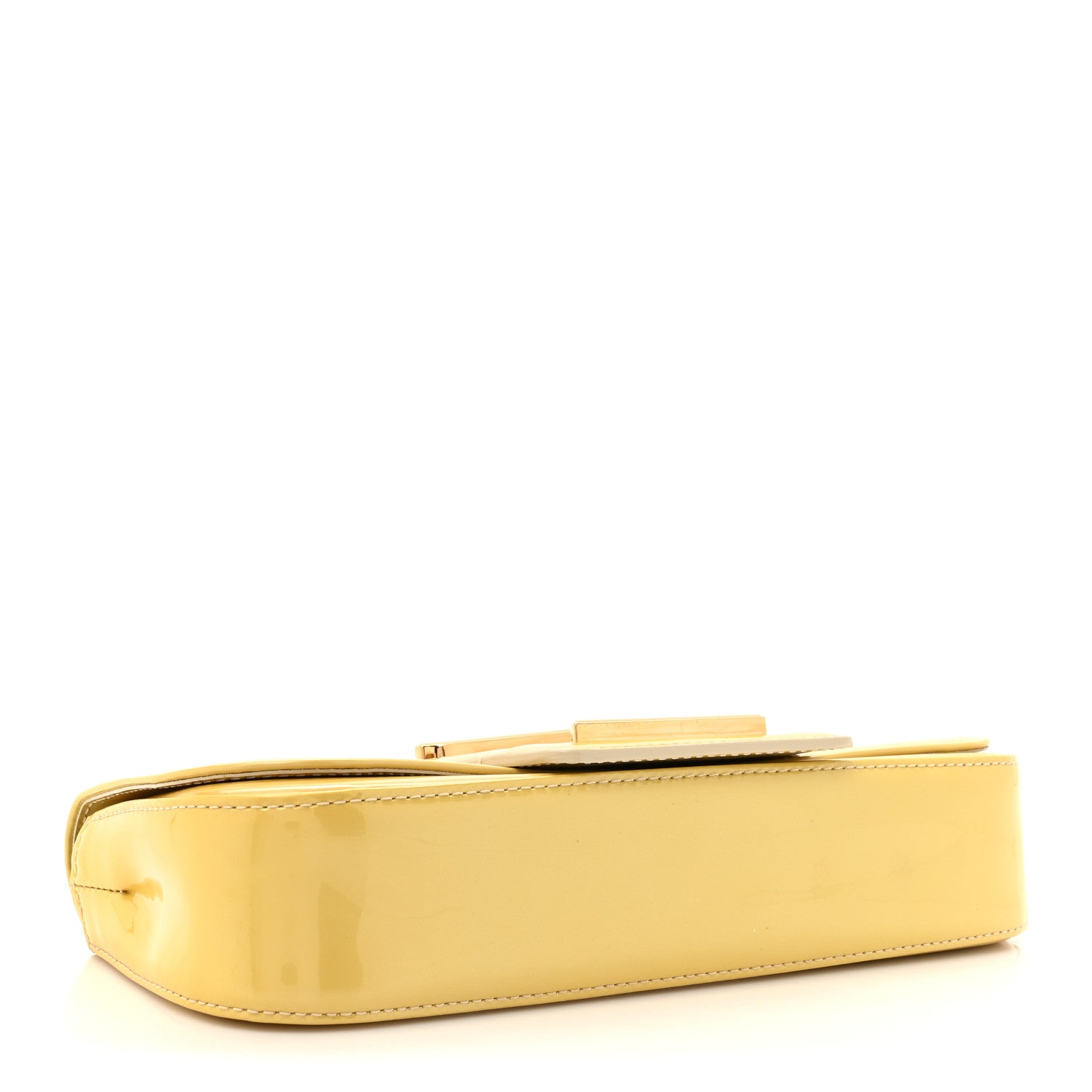 Patent Sobe Clutch Blanc Corail